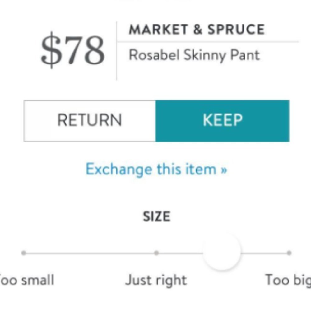 *RESTOCK* MARKET & SPRUCE NAVY ROSABEL SKINNY CUFF PANT STITCH FIX NWT - Picture 6 of 16